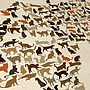 Cats World Map Art Print, thumbnail 3 of 3