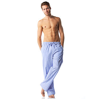 Men's Striped Pyjama Bottoms, 3 of 5