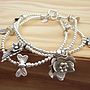 Keimau Silver Charm Bracelet, thumbnail 5 of 10