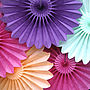 Deluxe Tissue Paper Fan Party Decoration, thumbnail 2 of 10