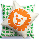 lion cushion nursery