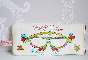 Personalised 'Funky Diva' Glasses Case, 10 of 12