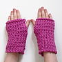 Girl's 100% Merino Wrist-Hand Warmers, thumbnail 1 of 4