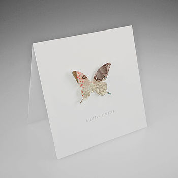 'A Little Flutter' Money Butterfly Card, 5 of 5