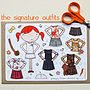 Clara Paper Doll Signature Outfits Card, thumbnail 6 of 12
