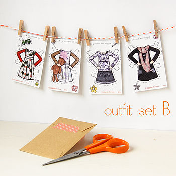 Clara Paper Doll Signature Outfits Card, 12 of 12