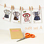 Clara Paper Doll Winter Outfits Card, thumbnail 10 of 12
