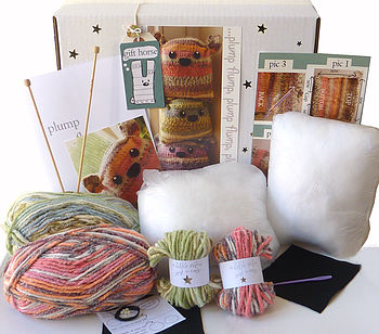 TWO Plump Flumps Knitting Kit *Personalised*, 4 of 5