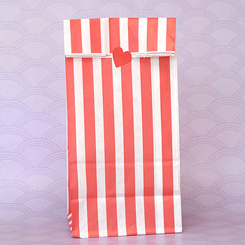 Tall Striped Paper Party Bags, 4 of 5