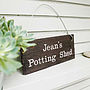 Personalised Engraved Slate Shed Sign, thumbnail 3 of 9
