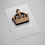 Crown Icon Brooch, thumbnail 7 of 7