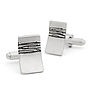 Sterling Silver Etched Cufflinks, thumbnail 5 of 7