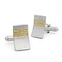 Sterling Silver Etched Cufflinks, thumbnail 6 of 7