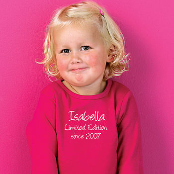 Child's Personalised 'Limited Edition' T Shirt, 3 of 10