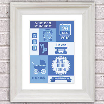 Personalised New Baby Print, 2 of 5