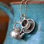 Tea Pot Or Cup Necklace, thumbnail 1 of 3