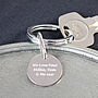 Personalised Sterling Silver Key Fob, thumbnail 6 of 6