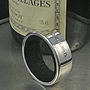 Personalised Sterling Silver Bottle Collar, thumbnail 1 of 5