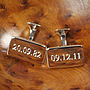 Engraved Sterling Solid Silver Cufflinks, thumbnail 7 of 7