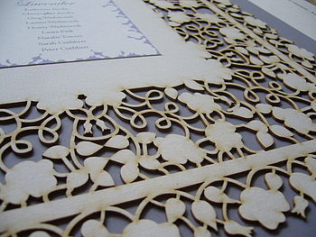 Laser Cut Lace Table Plan, 2 of 5