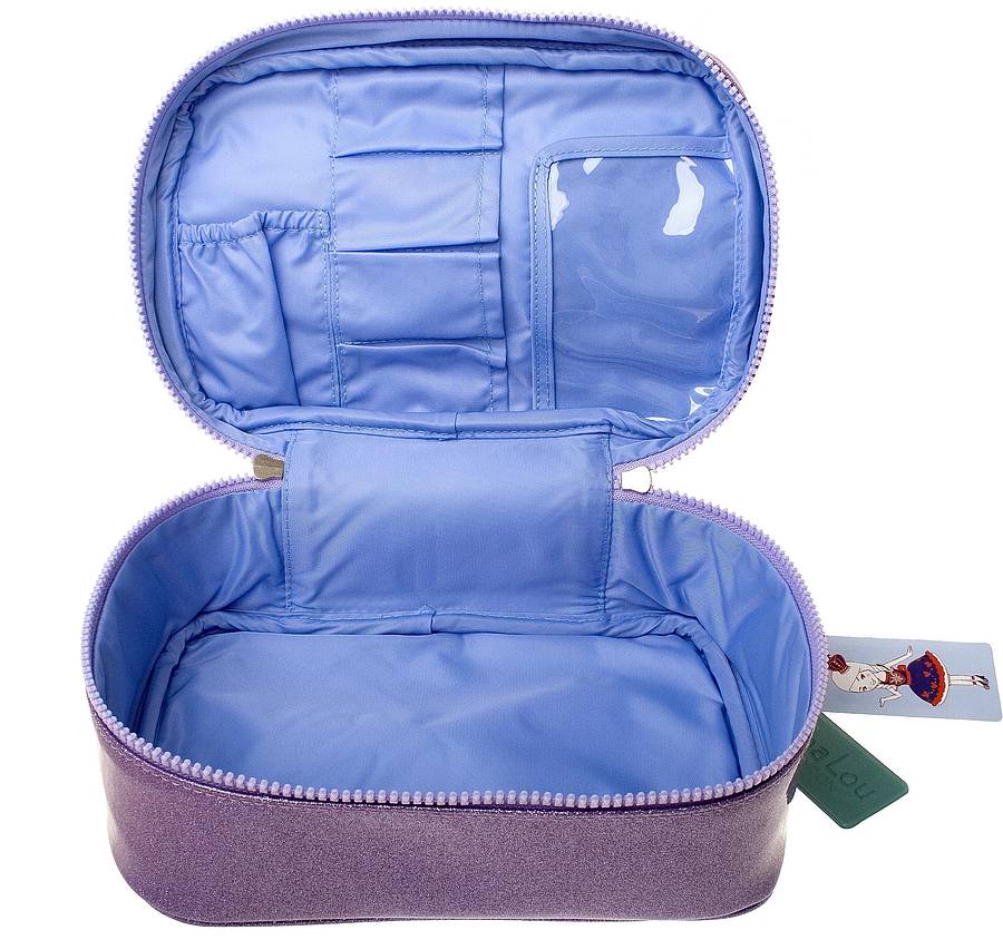 purple vanity case