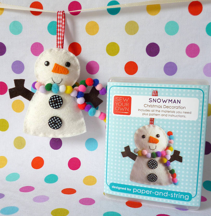 Snowman Decoration Mini Kit, 1 of 4