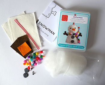 Snowman Decoration Mini Kit, 3 of 4