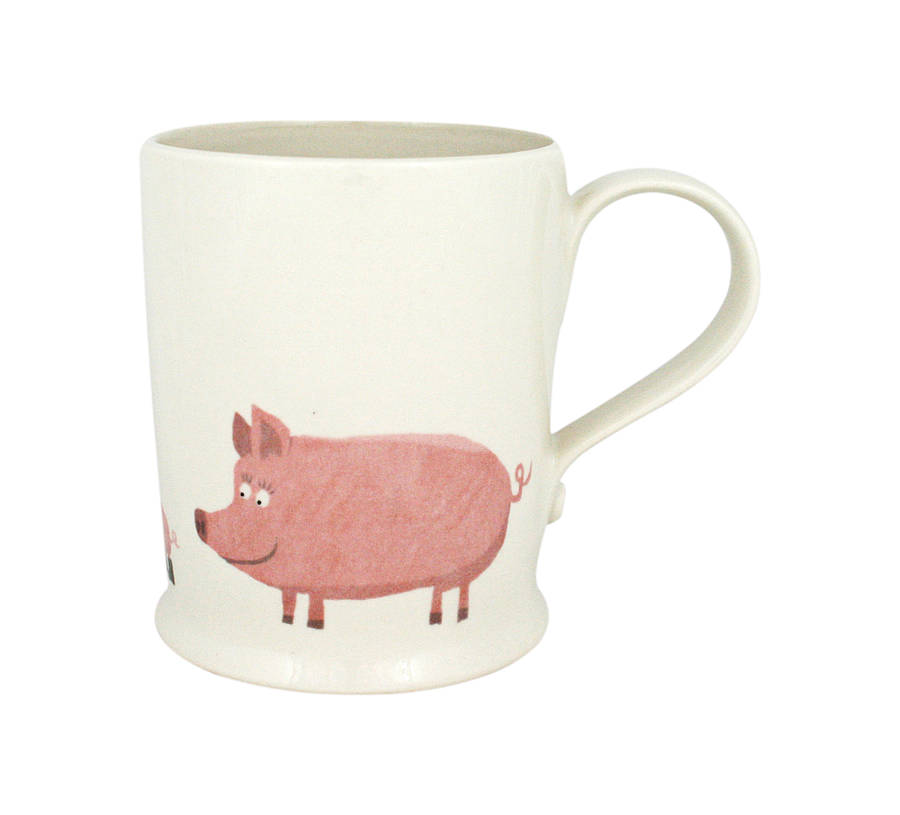 Pigs Mug By Fenella Smith