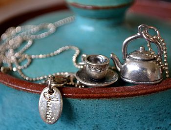 Tea Pot Or Cup Necklace, 2 of 3