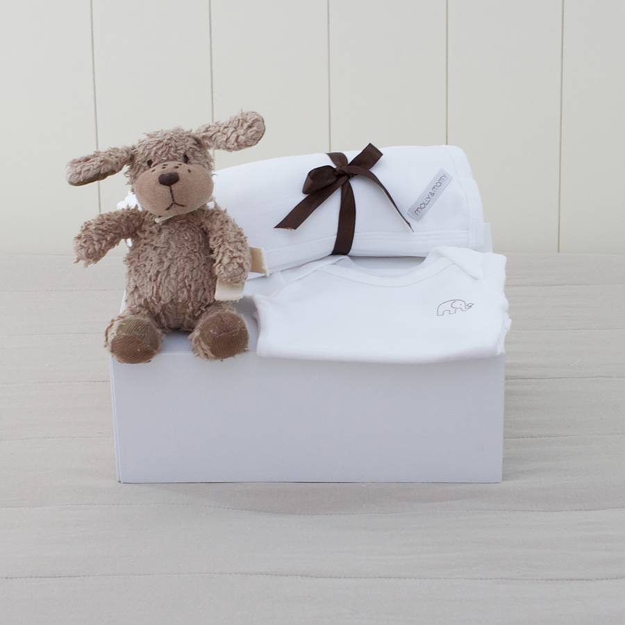 Organic Baby Gift Set By Molly & Monty | notonthehighstreet.com