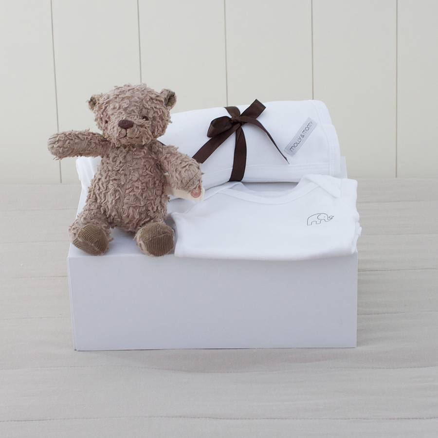 Organic Baby Gift Set By Molly & Monty | notonthehighstreet.com