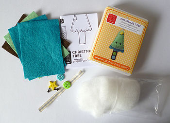 Christmas Tree Decoration Mini Sewing Kit, 2 of 3