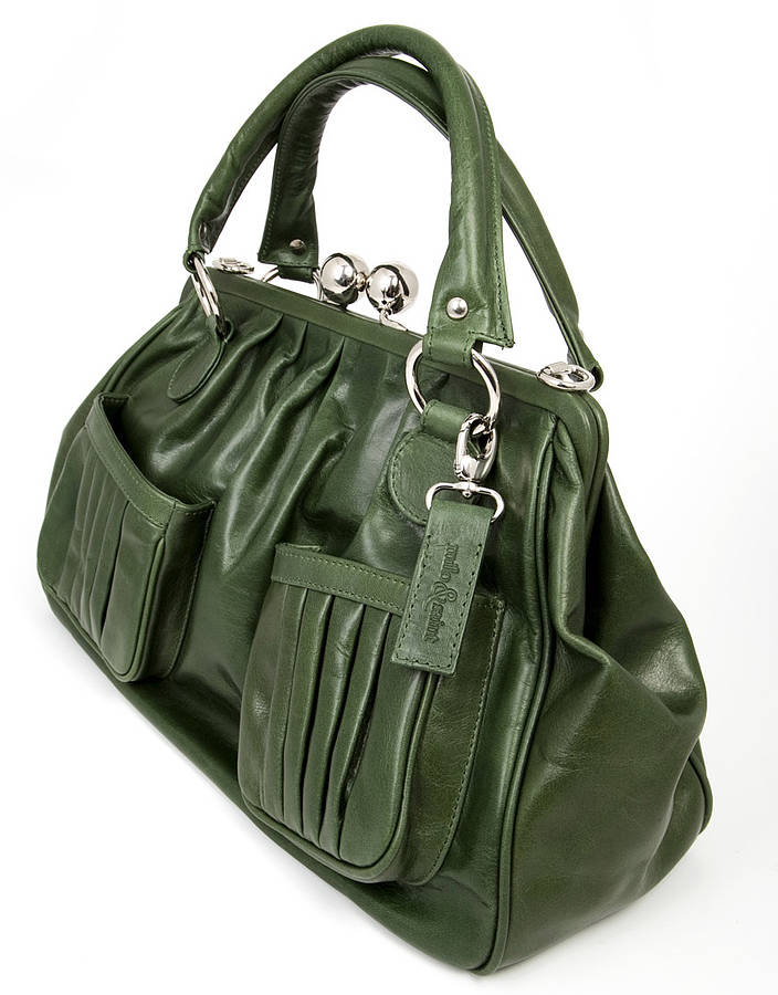 Italian Leather Handbag By Milo & Saint