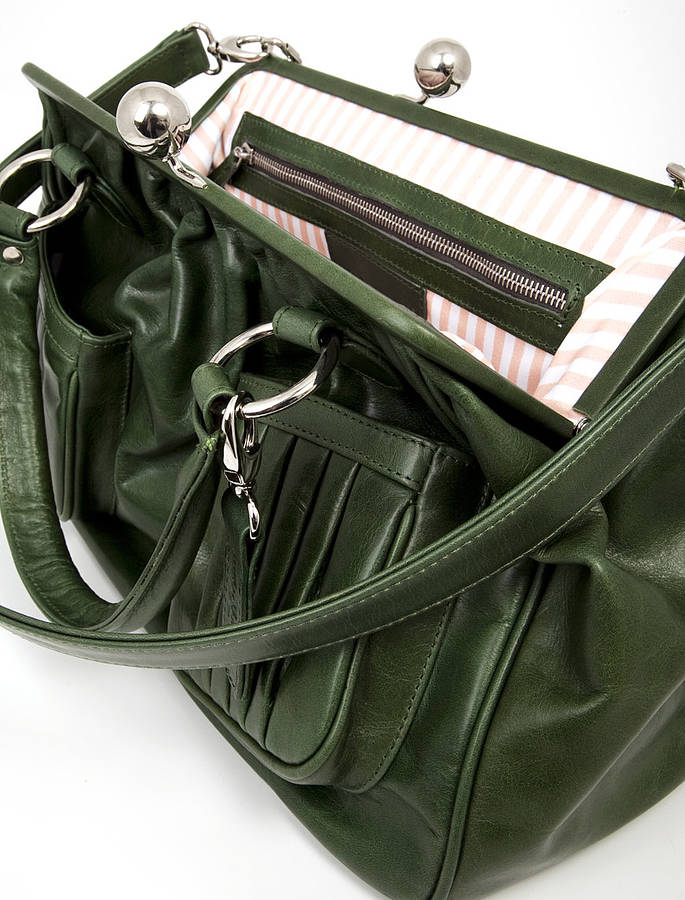 Italian Leather Handbag By Milo & Saint