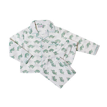 Hand Printed Turtle Children's Pyjamas, 2 of 2
