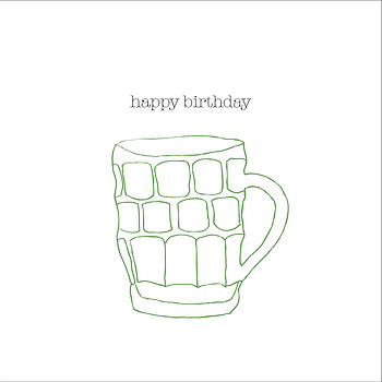 Personalised 'Happy Birthday' Beer Card, 5 of 7