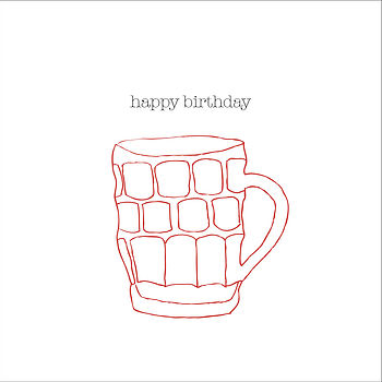 Personalised 'Happy Birthday' Beer Card, 6 of 7