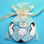 ''Cute Penguin'' Christmas Compact Mirror, thumbnail 2 of 2