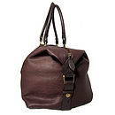 weekend holdall leather