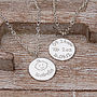 Personalised Silver New Mum Necklace, thumbnail 6 of 8