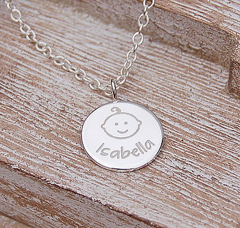 Personalised Silver New Mum Necklace, 3 of 8