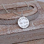 Personalised Silver New Mum Necklace, thumbnail 7 of 8