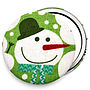''Christmas Snowman'' Christmas Mirror, thumbnail 1 of 5