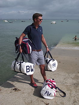 Personalised Seaview Sailcloth Kit Bags, 7 of 7