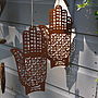 Rusty Henna Hand Tree Decoration, thumbnail 1 of 5