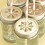 Set Of Six Daisy Glass Jar Lids, thumbnail 5 of 11