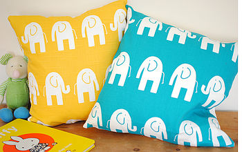 Handmade Retro Elephant Cushion, 2 of 8