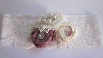 Emily May Lace Bridal Garter, 6 of 8