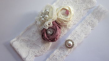 Emily May Lace Bridal Garter, 7 of 8