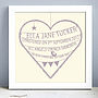Personalised New Baby Heart Print, thumbnail 5 of 5
